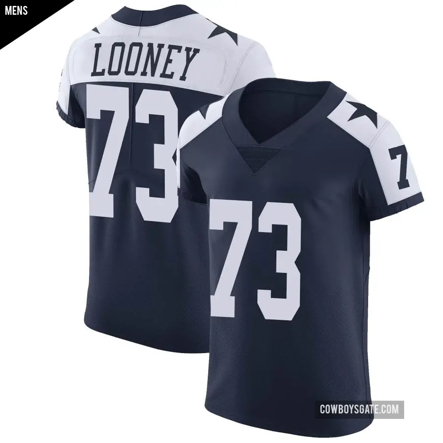 Men's Dallas Cowboys ＃73 Joe Looney Navy Elite Alternate Vapor Untouchable Jersey