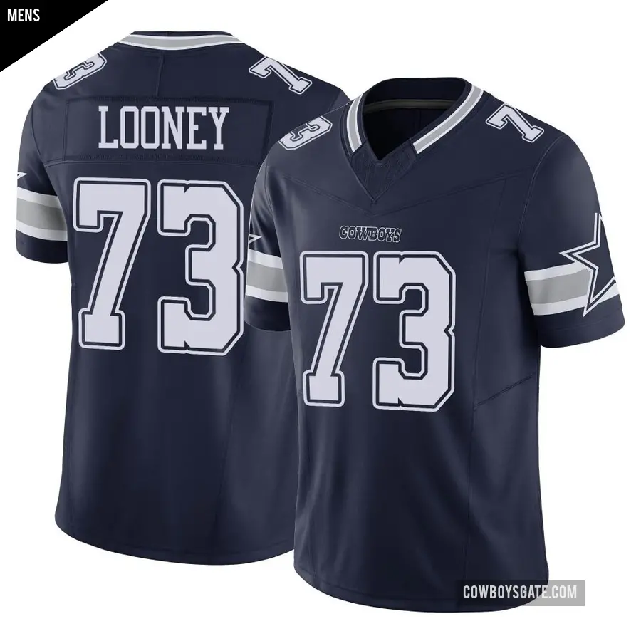 Men's Dallas Cowboys ＃73 Joe Looney Navy Limited Vapor F.U.S.E. Jersey