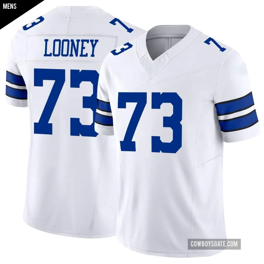 Men's Dallas Cowboys ＃73 Joe Looney White Limited Vapor F.U.S.E. Jersey