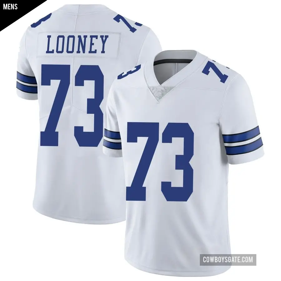 Men's Dallas Cowboys ＃73 Joe Looney White Limited Vapor Untouchable Jersey