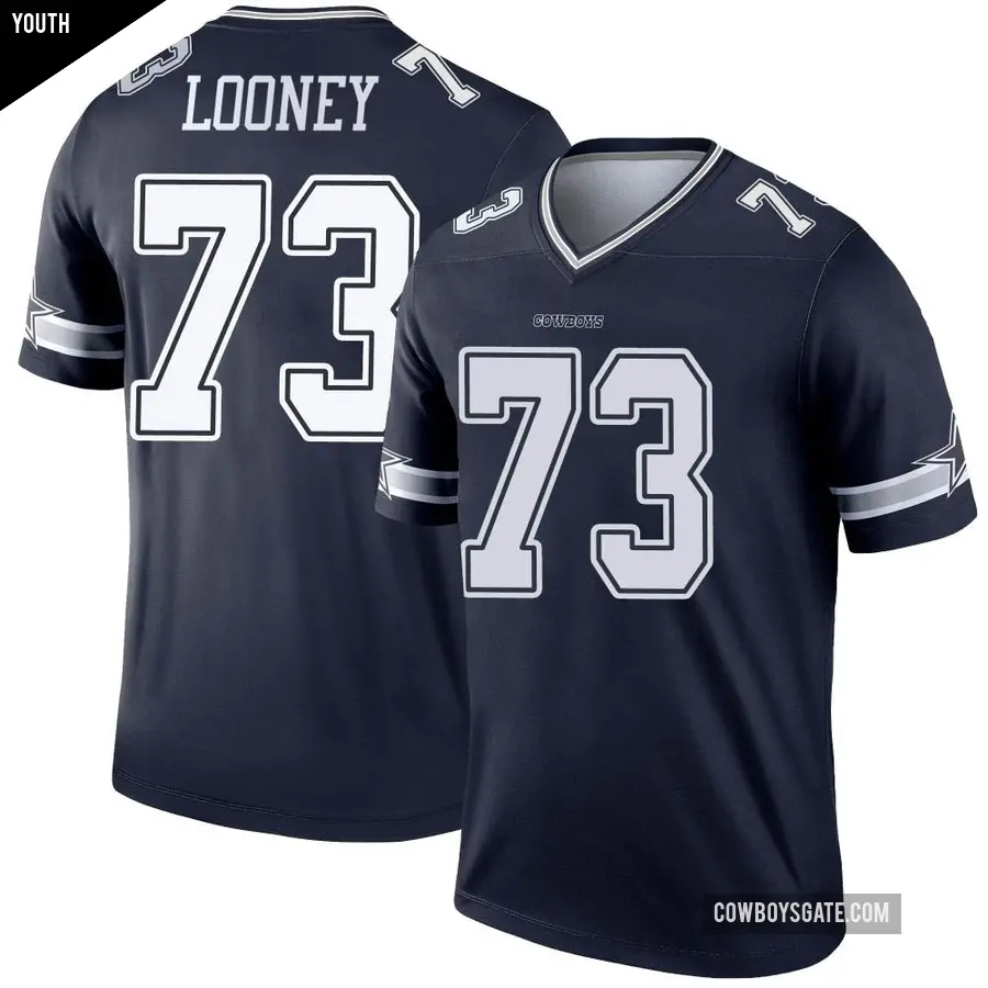 Youth Dallas Cowboys ＃73 Joe Looney Navy Legend Jersey