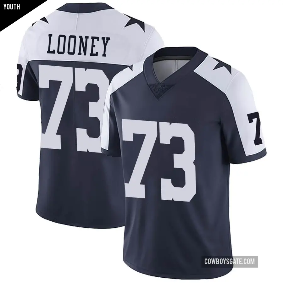 Youth Dallas Cowboys ＃73 Joe Looney Navy Limited Alternate Vapor Untouchable Jersey