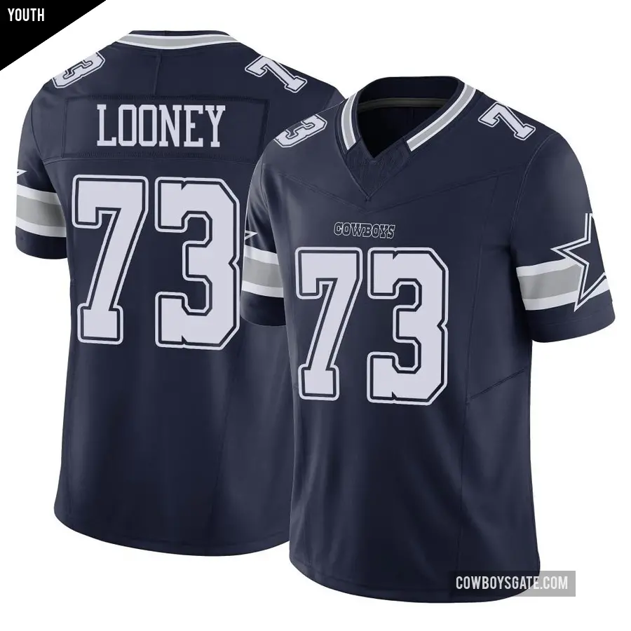 Youth Dallas Cowboys ＃73 Joe Looney Navy Limited Vapor F.U.S.E. Jersey