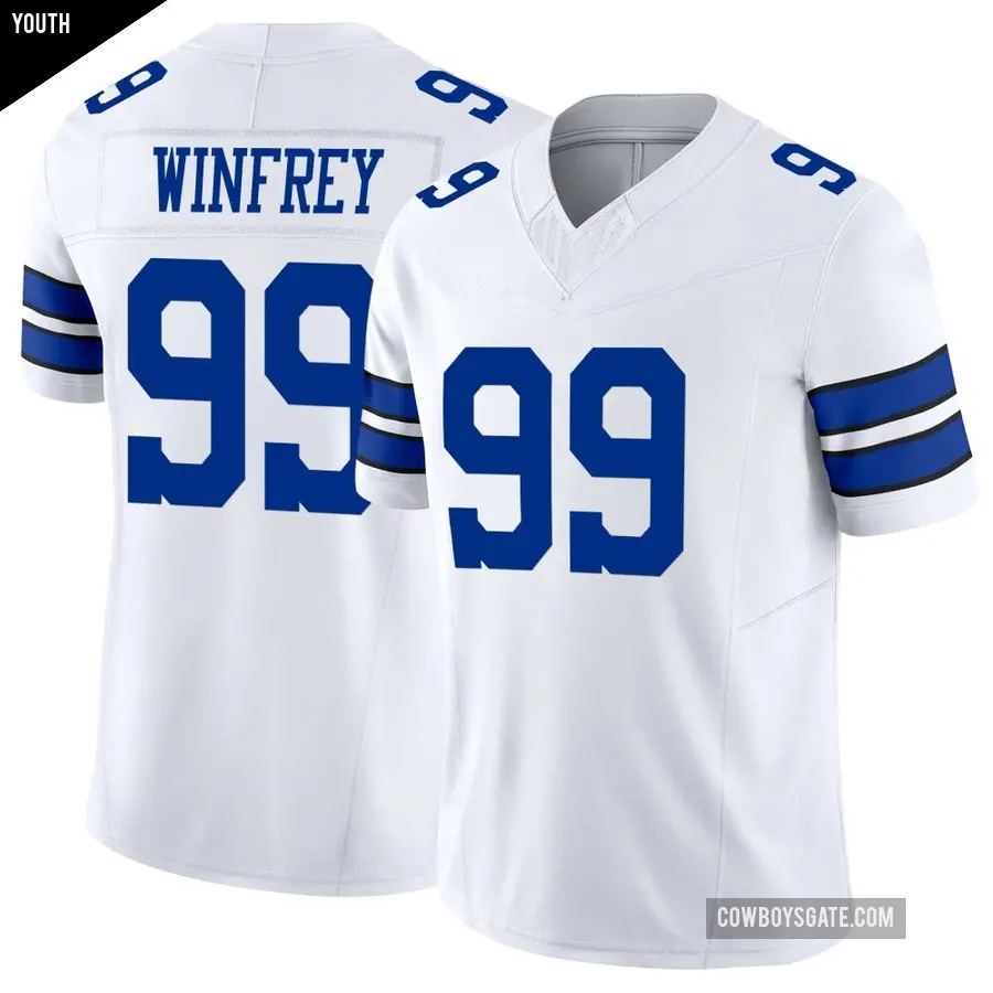Youth Dallas Cowboys ＃99 Perrion Winfrey White Limited Vapor F.U.S.E. Jersey
